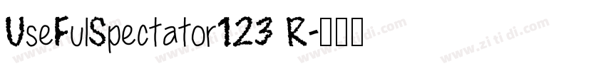 UseFulSpectator123 R字体转换